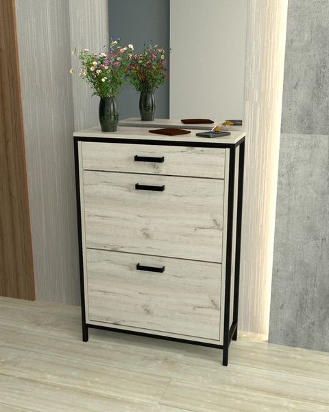 Тумба для обуви в стиле лофт EcoLoft Далма DSP-1354 DSP-1354 фото