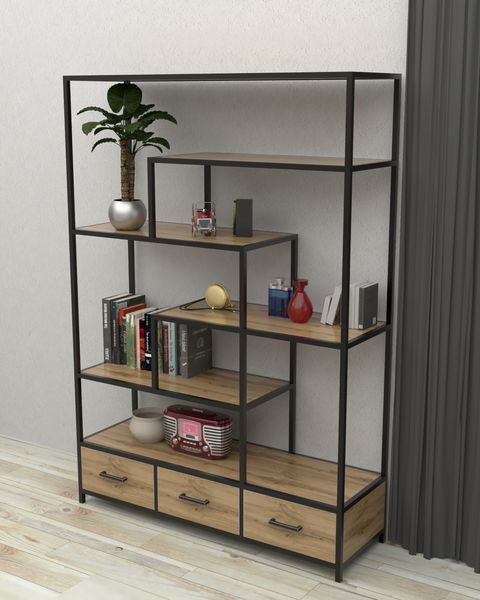 Стеллаж в стиле лофт EcoLoft Севран DSP-1466 DSP-1466 фото
