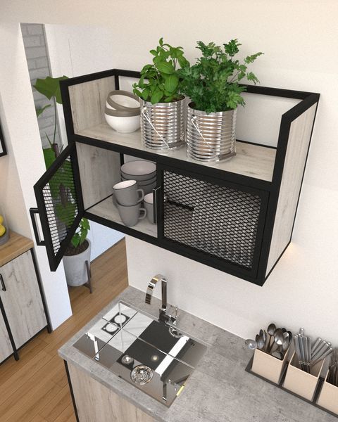Кухня в стилі лофт EcoLoft Аверса DSP-1265 DSP-1265 фото