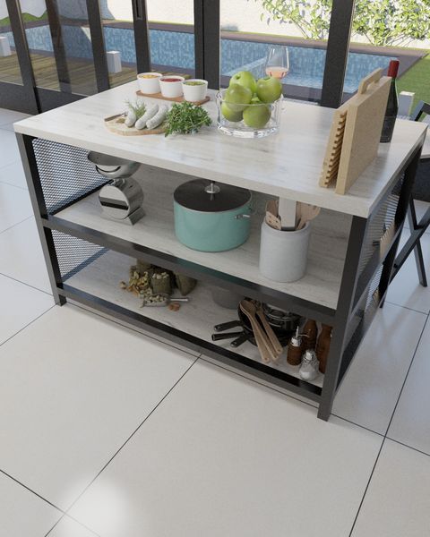 Кухонный остров в стиле лофт EcoLoft Саверно DSP-1393 DSP-1393 фото