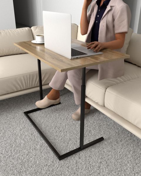Стол приставной с регулировкой высоты в стиле лофт EcoLoft Флекс DSP-1386 DSP-1386 фото