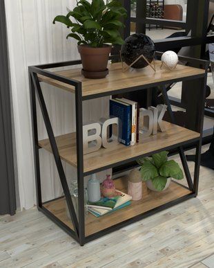 Стеллаж-этажерка в стиле лофт EcoLoft Орвик DSP-1461 DSP-1461 фото