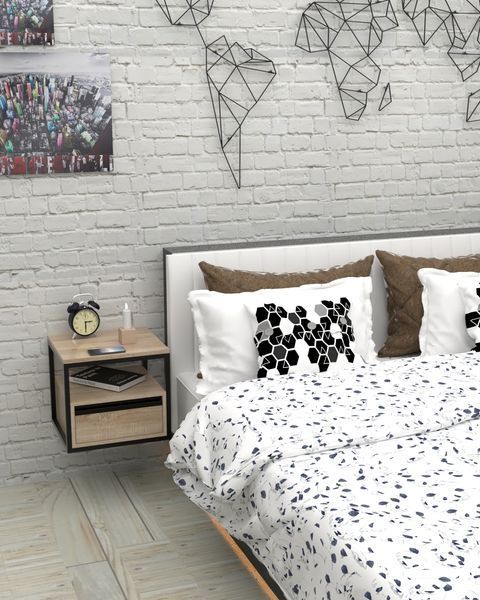 Підвісна тумба в стилі лофт EcoLoft Селвін DSP-1449 DSP-1449 фото