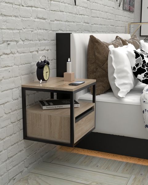 Підвісна тумба в стилі лофт EcoLoft Селвін DSP-1449 DSP-1449 фото
