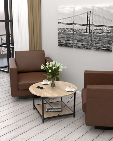Журнальный столик в стиле лофт EcoLoft Солверо DSP-1525 DSP-1525 фото