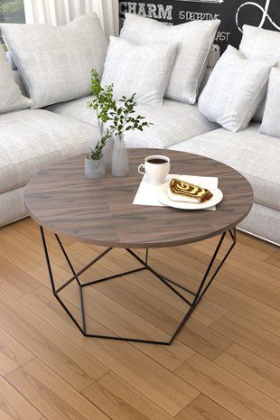 Журнальный стол в стиле лофт EcoLoft Оникс DSP-1282 DSP-1282 фото