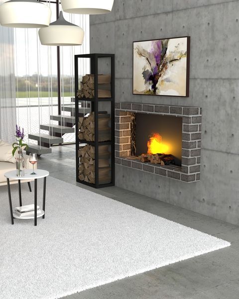 Дровница в стиле лофт EcoLoft Фламма MTL-1416 MTL-1416 фото