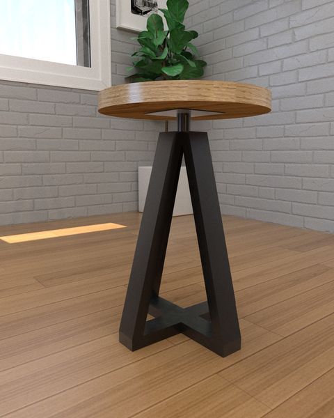 Табурет в стиле лофт EcoLoft Триго DSP-1334 DSP-1334 фото