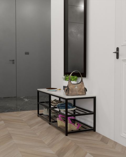Лавка-полка для обуви в стиле лофт EcoLoft Вальтен DSP-1446 DSP-1446 фото