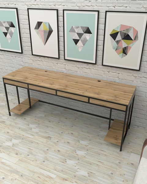 Компьютерный стол в стиле лофт EcoLoft Рейнар DSP-1482 DSP-1482 фото