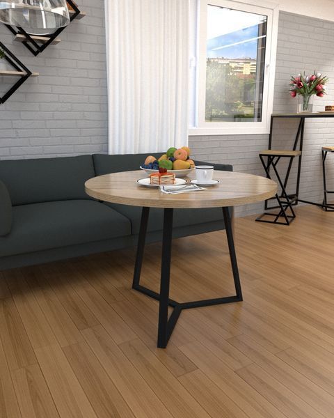 Обеденный стол в стиле лофт EcoLoft Рондело DSP-1313 DSP-1313 фото