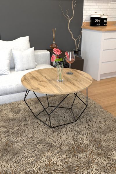 Журнальний стіл в стилі лофт EcoLoft Онікс DSP-1282 DSP-1282 фото