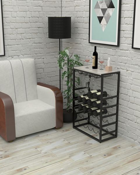 Стелаж для винних пляшок в стилі лофт EcoLoft Вінтеза DSP-1462 DSP-1462 фото