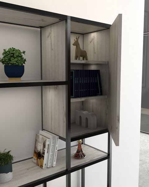 Стеллаж в стиле лофт EcoLoft Либро DSP-1382 DSP-1382 фото