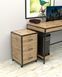 Мобільна офісна тумба в стилі лофт EcoLoft Меріт DSP-1492 DSP-1492 фото 4
