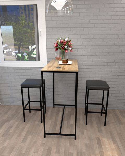 Барный комплект в стиле лофт EcoLoft Лаверо DSP-1323 DSP-1323 фото