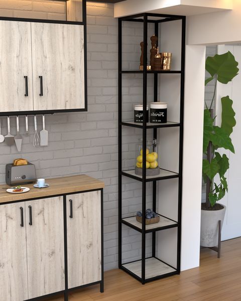 Стелаж-етажерка в стилі лофт EcoLoft Альвора DSP-1447 DSP-1447 фото