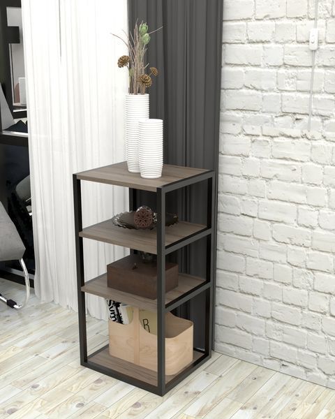 Стелаж-етажерка в стилі лофт EcoLoft Сорено DSP-1513 DSP-1513 фото