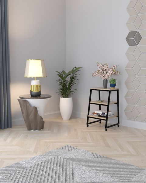 Тумба-этажерка в стиле лофт EcoLoft Фреска DSP-1365 DSP-1365 фото