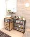 Вузький стелаж у стилі лофт EcoLoft Таверо DSP-1528 DSP-1528 фото 5