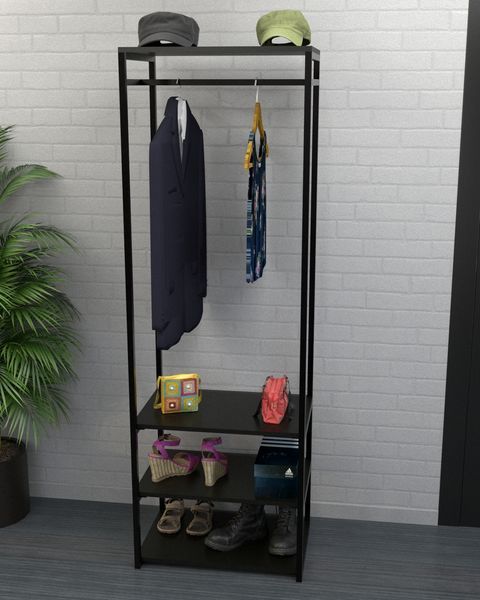 Открытый шкаф-вешалка в стиле лофт EcoLoft Фьорд DSP-1319 DSP-1319 фото