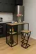 Барный стол с полками в стиле лофт EcoLoft Витория DSP-1277