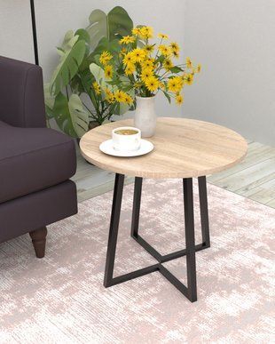 Журнальный столик в стиле лофт EcoLoft Равелло DSP-1489 DSP-1489 фото