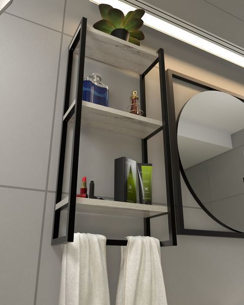 Настенная полка в стиле лофт EcoLoft Мери DSP-1418 DSP-1418 фото