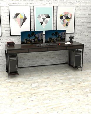 Компьютерный стол в стиле лофт EcoLoft Рейнар DSP-1482 DSP-1482 фото