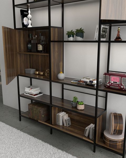 Стелаж в стилі лофт EcoLoft Лібро DSP-1382 DSP-1382 фото