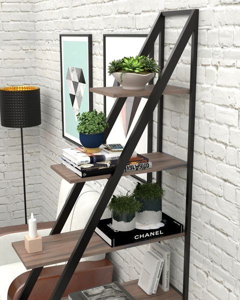 Стеллаж в стиле лофт EcoLoft Триан DSP-1456 DSP-1456 фото