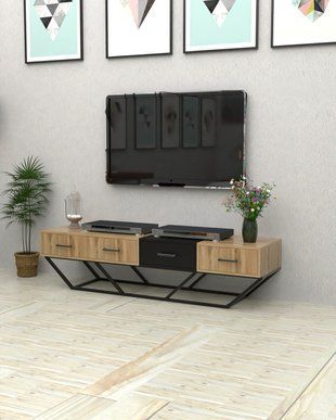 Тумба под телевизор в стиле лофт EcoLoft  Вестар DSP-1473 DSP-1473 фото
