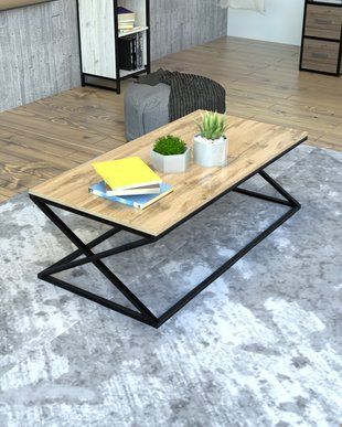 Журнальний столик у стилі лофт EcoLoft Кросвейл DSP-1542 DSP-1542 фото