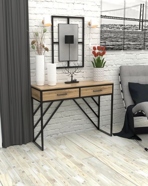 Консольний стіл в стилі лофт EcoLoft Астор DSP-1248 DSP-1248 фото
