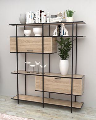 Стелаж в стилі лофт EcoLoft Монтелло DSP-1484 DSP-1484 фото