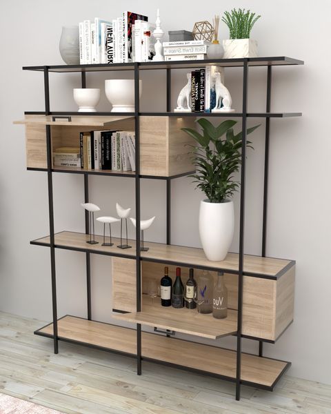 Стелаж в стилі лофт EcoLoft Монтелло DSP-1484 DSP-1484 фото