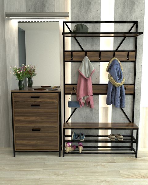 Вешалка для одежды в стиле лофт EcoLoft Аурелия DSP-1353 DSP-1353 фото