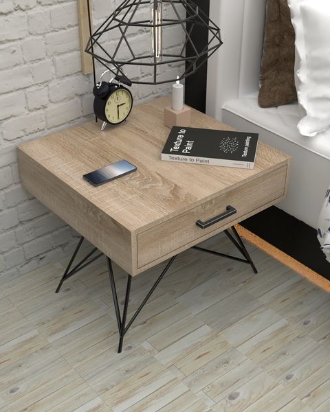 Прикроватная тумба в стиле лофт EcoLoft Эйра DSP-1474 DSP-1474 фото