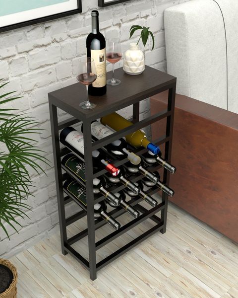 Підставка для вина в стилі лофт EcoLoft Амароне DSP-1452 DSP-1452 фото