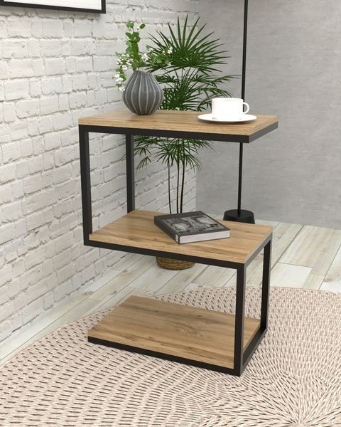 Приставний столик в стилі лофт EcoLoft Норіка DSP-1480 DSP-1480 фото