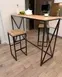 Барный табурет в стиле лофт EcoLoft Кросс DSP-1335