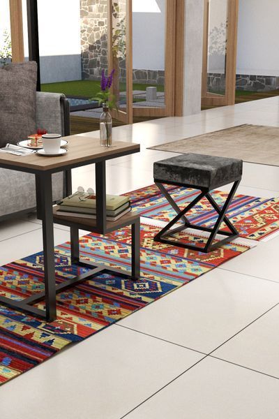 Стілець-пуф Веста в стилі лофт EcoLoft PU-1212-5 DSP-1212 фото